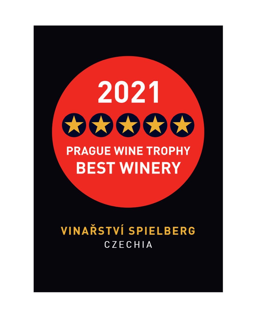 Prague wine trophy